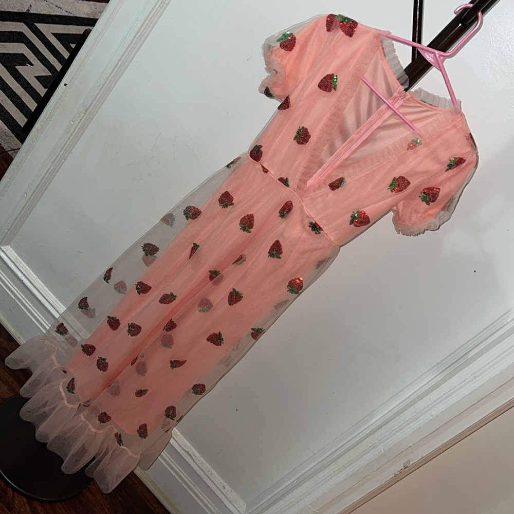 Cottagecore Strawberry Dress NWOT